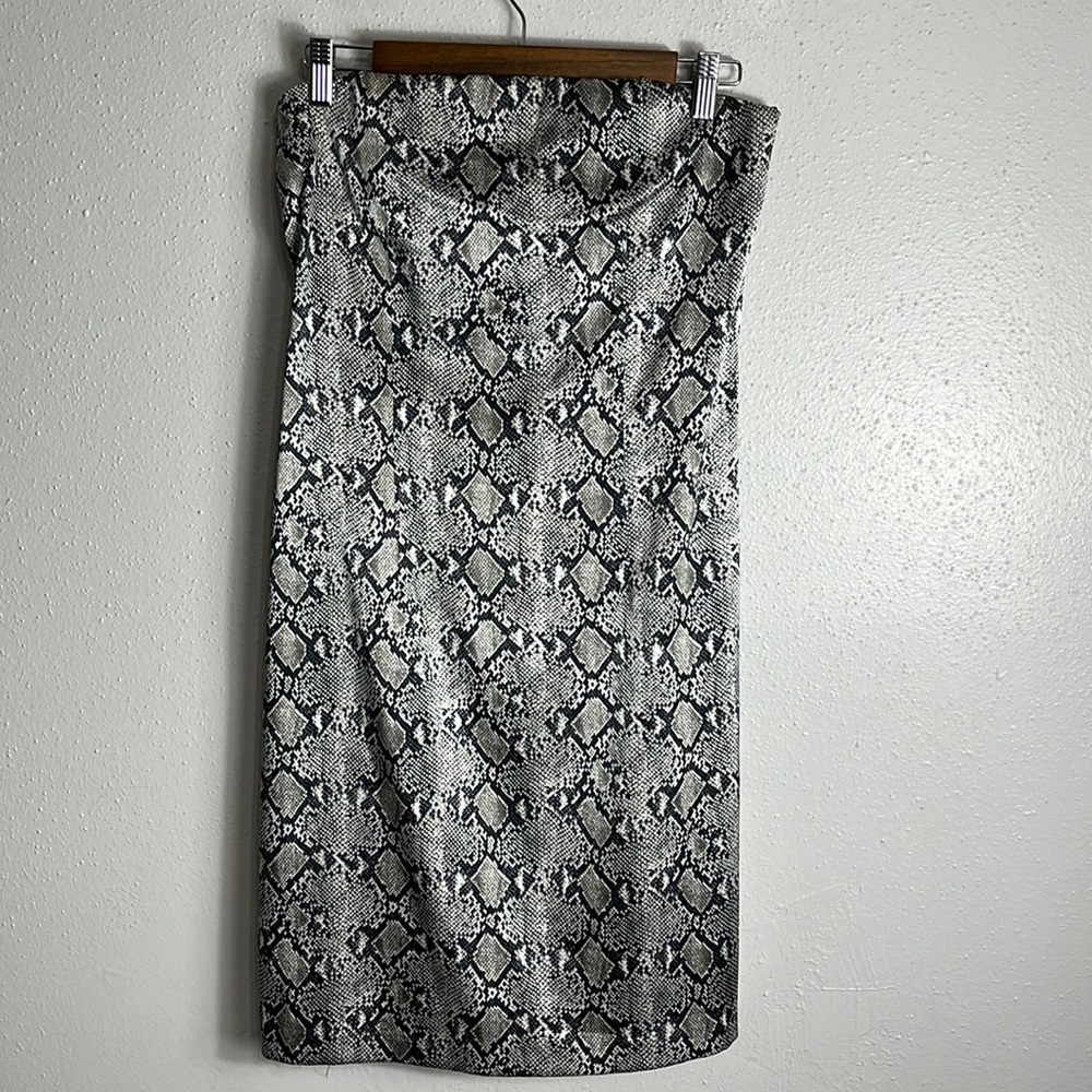 Essential Dress Co. faux snakeskin mini dress size 10